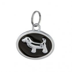 Trixie Schmuck-Adressanhnger Hund oval