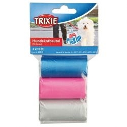 Trixie Hundekot-Beutel mit Henkel - 3 x 15 Stck