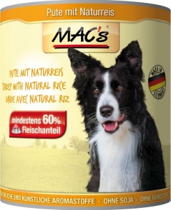 Macs Dog Pute-Reis     800 g D