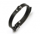 Karlie RONDO Halsband genietet - Schwarz - 12 mm, 37 cm